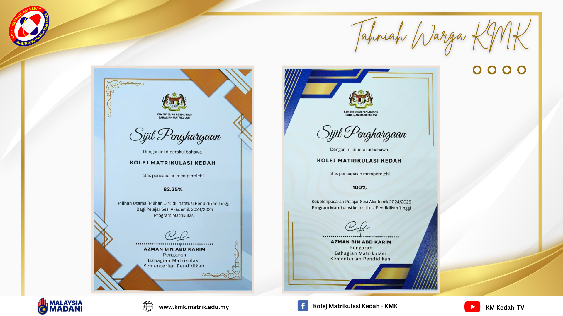 PENGHARGAAN SESI 2024 2025